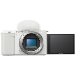 Sony ZV-E10 Interchangeable Lens Video Blog Camera - White