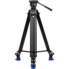 Benro KH26NL Dual-Tube Magnesium Aluminum Alloy Video Tripod with Hydraulic Head Set