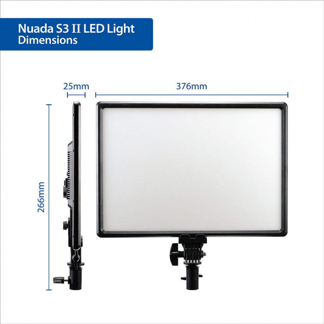 Phottix Nuada S3II LED Video Light 攝影燈丨恆藝網上商城Hang Ngai