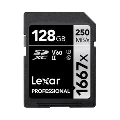 Lexar Professional 1667x UHS-II SDXC V60 SD Memory Card