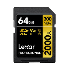 Lexar Professional 2000x UHS-II SDXC V90 SD 記憶咭